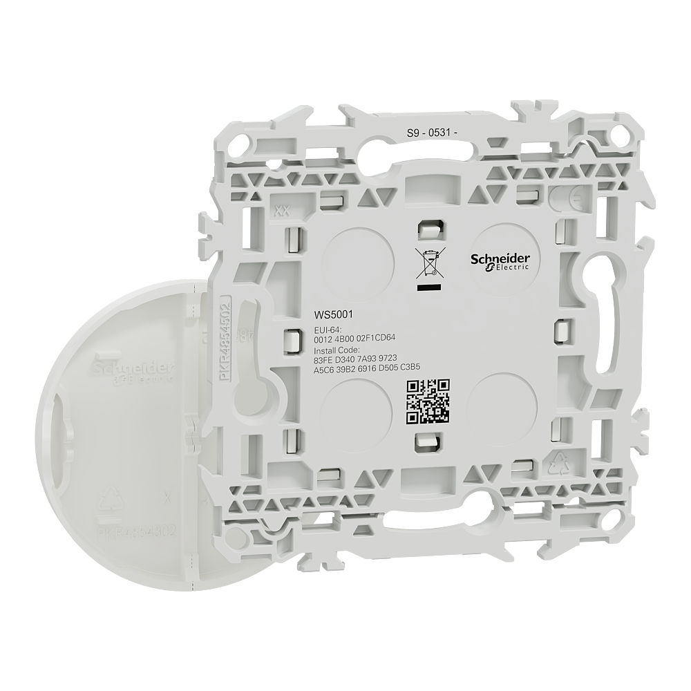 Wiser Odace commande sans fil 4 BP blanc